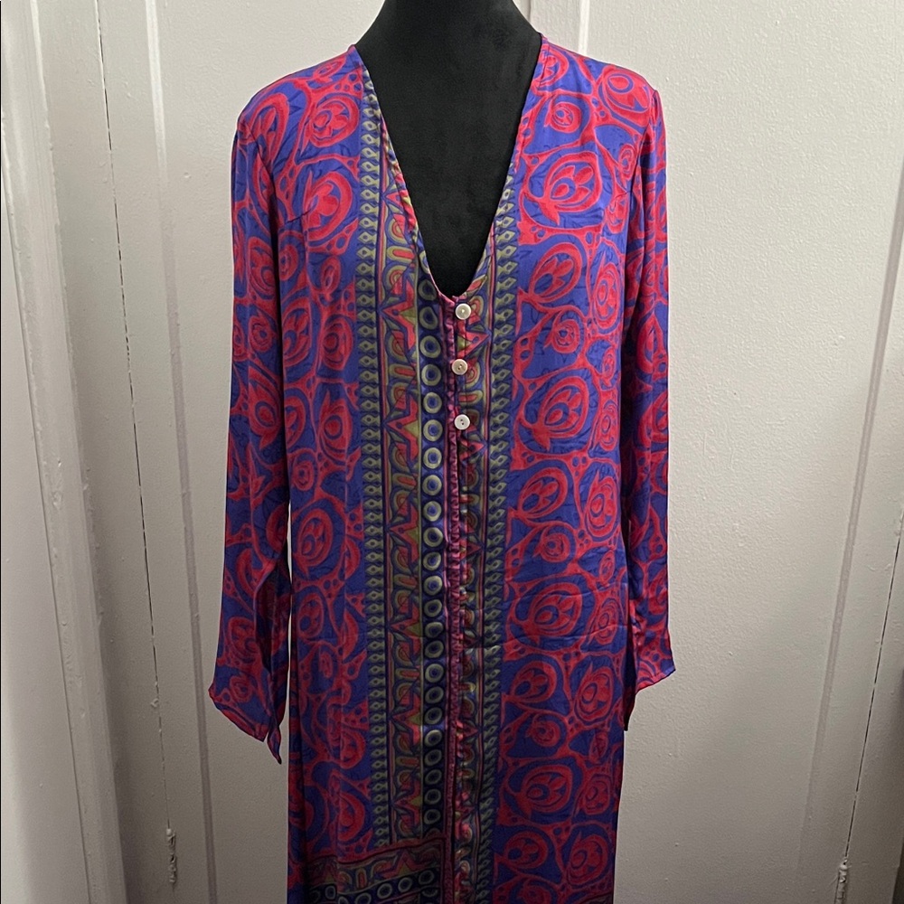 Vintage Pythia by Seu Jorge maxi-length dress or duster